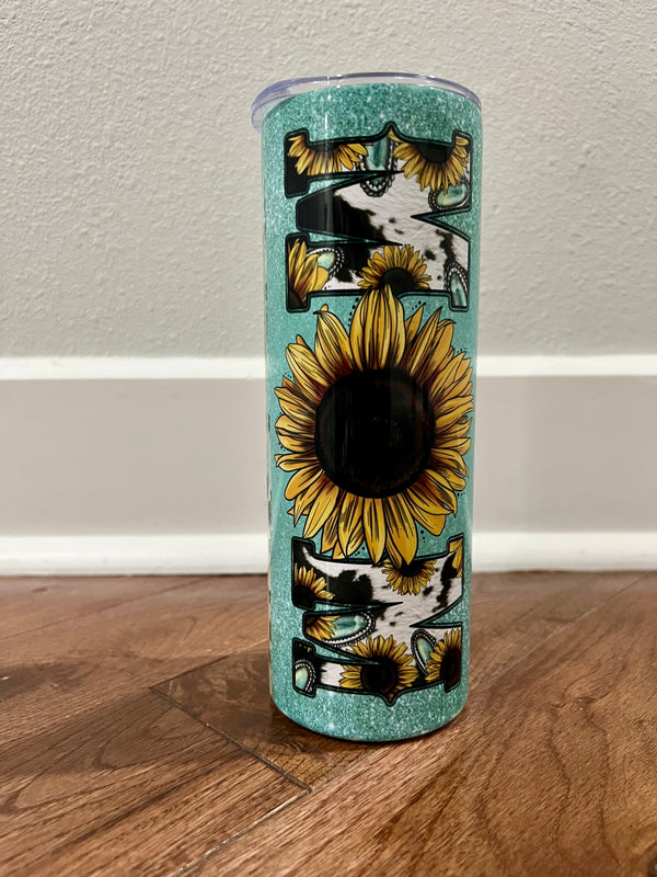 Sunflower Mom Tumbler Southern Designs